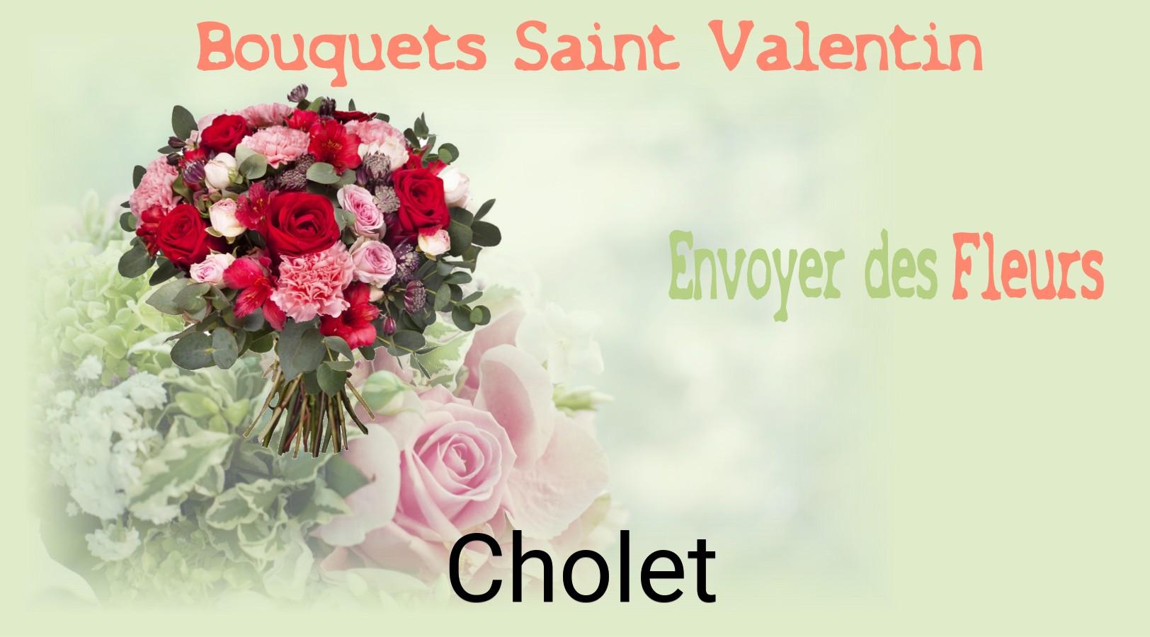 Roses de Saint-Valentin livrées à Cholet